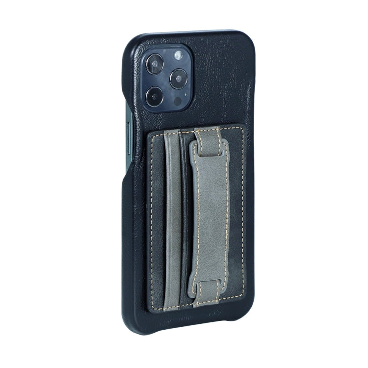 2 PCS Leather Phone Card Sleeve Back Sticker Wrist Pull Strap Holder(Brown) - free shipping - PMC TechLife - Order now!