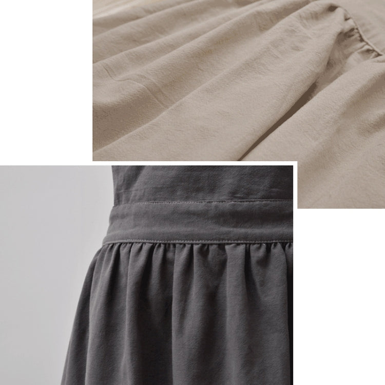 Cotton And Linen Parent-Child Painting Apron Baking Coffee Work Clothes,Size: Adults (oat) - Aprons & Caps by PMC TechLife | Online Shopping South Africa | PMC TechLife