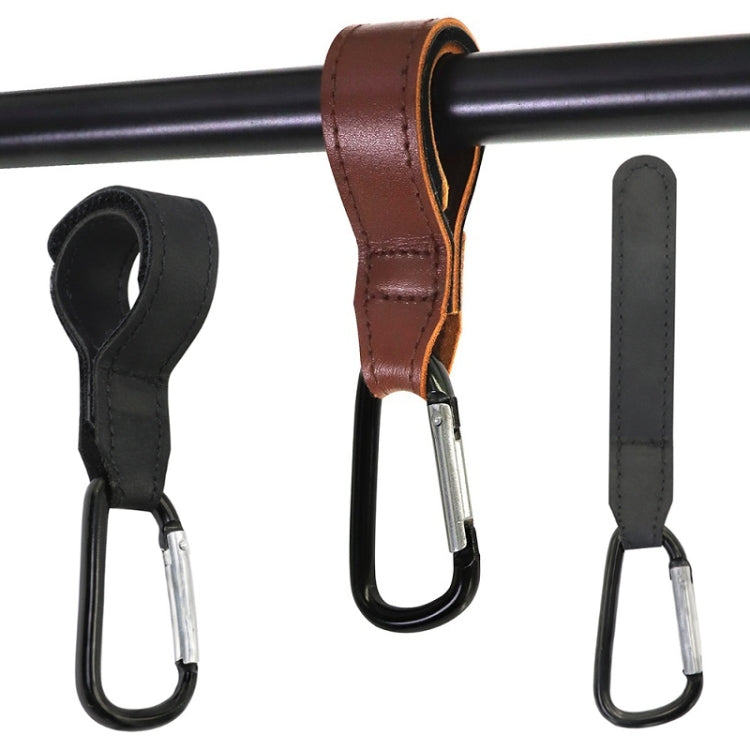 2 PCS Baby Stroller Convenient Carabiner Hook(Brown) - Strollers Accessories by PMC TechLife | Online Shopping South Africa | PMC TechLife