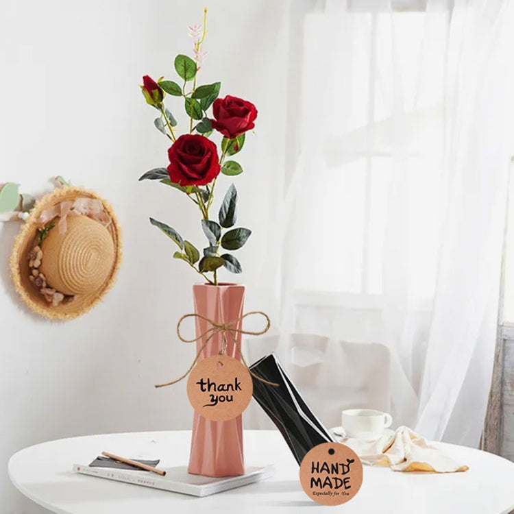 5 Bags 100PCS/Bag Kraft Paper Gift Tags Hang Tags(L-16) - Sticker & Tags by PMC TechLife | Online Shopping South Africa | PMC TechLife