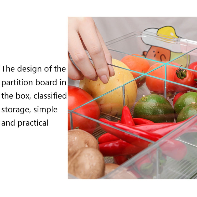 Fruit and Vegetable Refrigerator Crisper with Lid, Specification: TY-9077 - Preservation Supplies by PMC TechLife | Online Shopping South Africa | PMC TechLife
