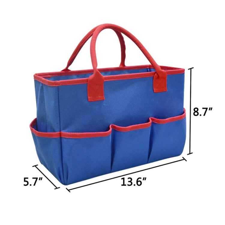 Teacher Stationery Storage Bag Gardening And Pruning Tool Bag(Plum Red) - Storage Bags by PMC TechLife | Online Shopping South Africa | PMC TechLife