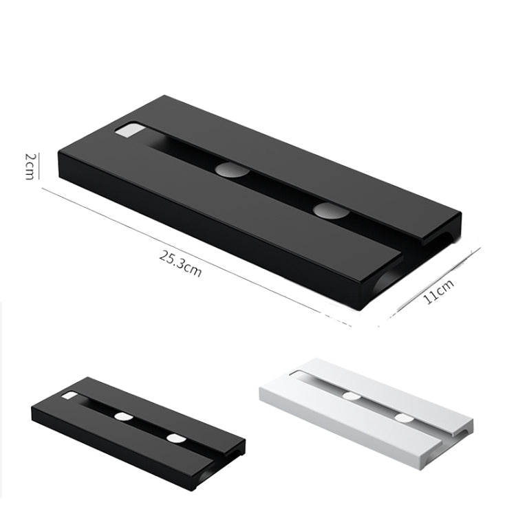 2 PCS Living Room Kitchen Free Punch Goblet Wine Glass Hanging Rack(Black) - Shelf by PMC TechLife | Online Shopping South Africa | PMC TechLife