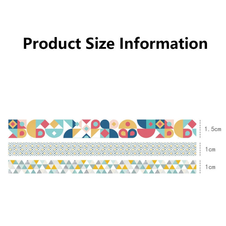 3 Sets/9 Rolls 4585 3m Paper Bronzing Hand Account Tape Set(Emerald Green) - Tape & Solid glue by PMC TechLife | Online Shopping South Africa | PMC TechLife