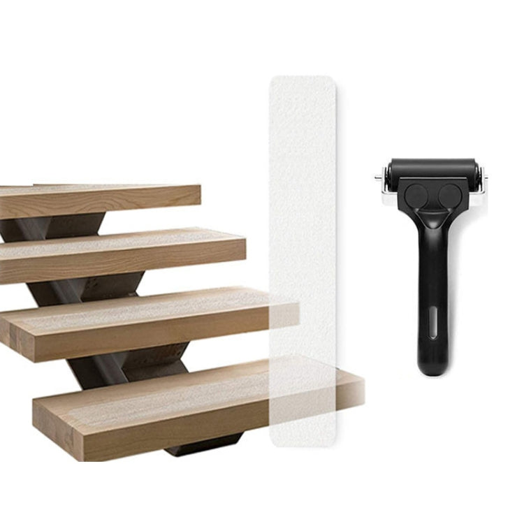 15 PCS PEVA  Rubber Non-marking Step Non-slip Tape,Size:  10 x 60cm(Gravel Transparent) - free shipping - PMC TechLife - Order now!