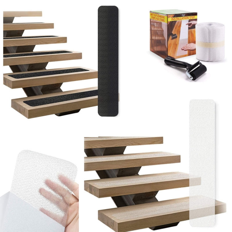 15 PCS PEVA  Rubber Non-marking Step Non-slip Tape,Size: 15 x 61cm(Gravel Transparent) - Adhesives & Sealers by PMC TechLife | Online Shopping South Africa | PMC TechLife