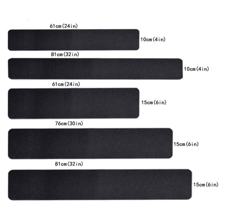15 PCS PEVA  Rubber Non-marking Step Non-slip Tape,Size: 15 x 61cm(Gravel Transparent) - Adhesives & Sealers by PMC TechLife | Online Shopping South Africa | PMC TechLife