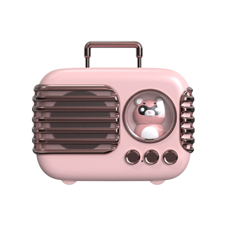 DW09 HD Sound Quality Portable USB Luggage Bluetooth Speaker(Pink) - Desktop Speaker by PMC TechLife | Online Shopping South Africa | PMC TechLife