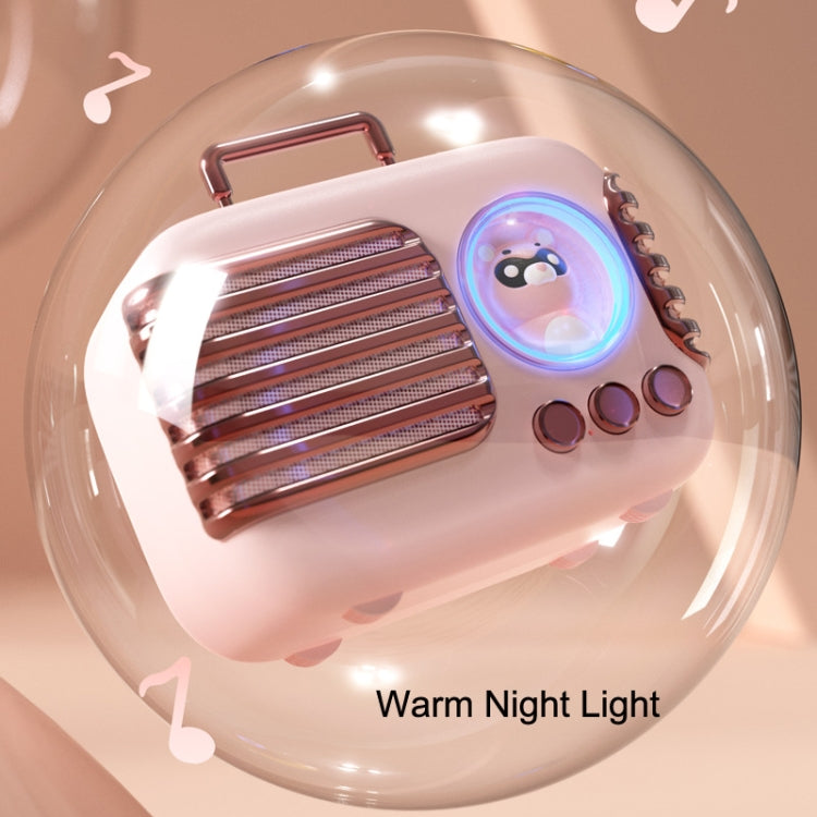 DW09 HD Sound Quality Portable USB Luggage Bluetooth Speaker(Pink) - Desktop Speaker by PMC TechLife | Online Shopping South Africa | PMC TechLife