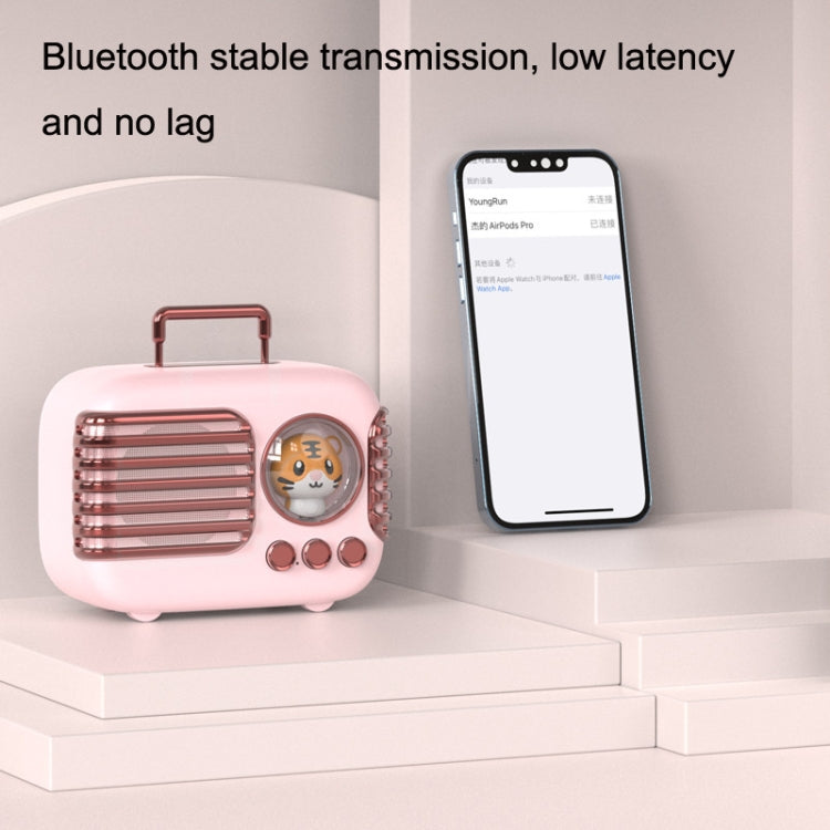 DW09 HD Sound Quality Portable USB Luggage Bluetooth Speaker(Blue) - Desktop Speaker by PMC TechLife | Online Shopping South Africa | PMC TechLife