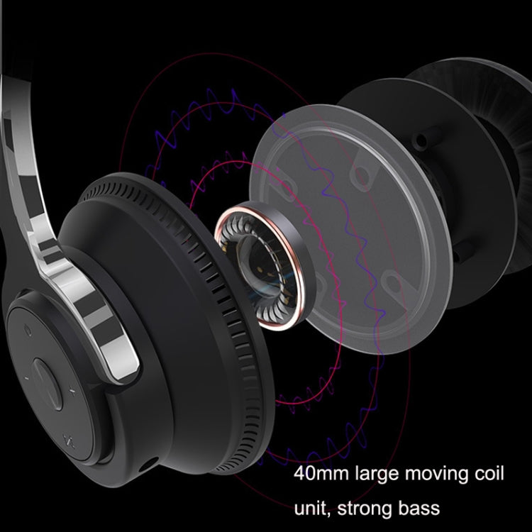 H2 Colorful Luminous Subwoofer Folding Retractable Card Wireless Bluetooth Headset(Red) - Headset & Headphone by PMC TechLife | Online Shopping South Africa | PMC TechLife