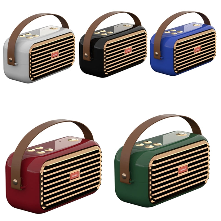 X7 Outdoor Portable Dual Speaker Wireless Bluetooth Retro Portable Speaker(Green) - Desktop Speaker by PMC TechLife | Online Shopping South Africa | PMC TechLife