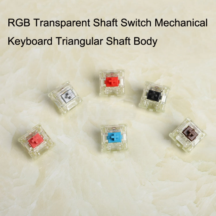 10PCS Cherry MX RGB Transparent Shaft Switch Mechanical Keyboard Triangular Shaft Body, Color: Silver Shaft - Other by CHERRY | Online Shopping South Africa | PMC TechLife