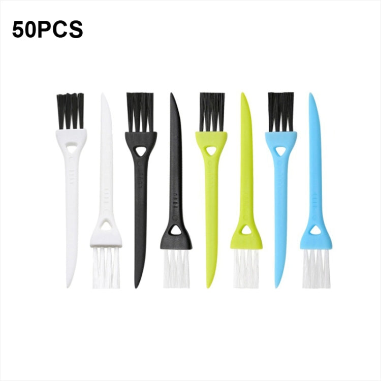 50 PCS Razor Brush Crevice Cleaning Brush Groove Brush Mini Small Brush(Random Color Delivery) - free shipping - PMC TechLife - Order now!