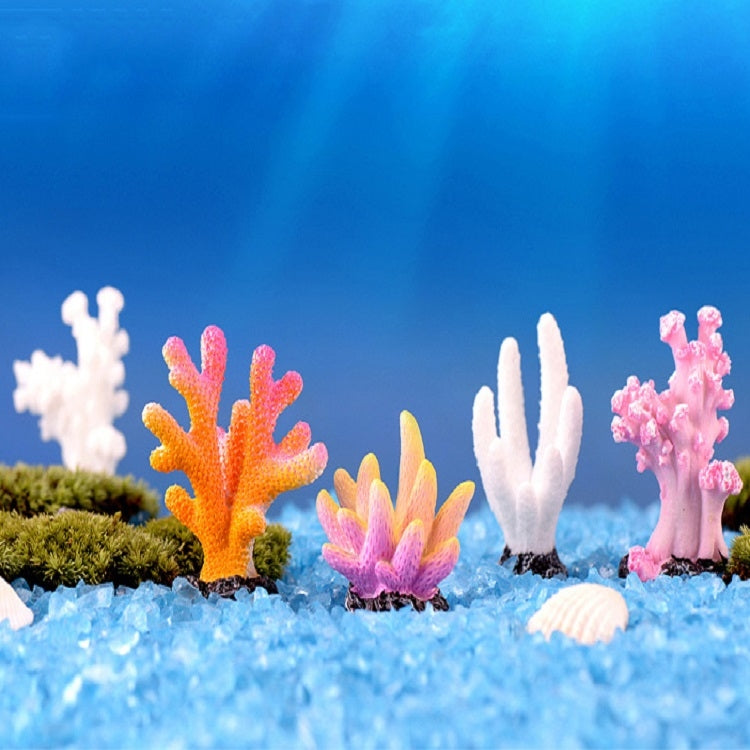 10 PCS Simulation Resin Coral Aquarium Fish Tank Small Ornaments, Colour: No. 7 White - Fish Tank Decoration by PMC TechLife | Online Shopping South Africa | PMC TechLife