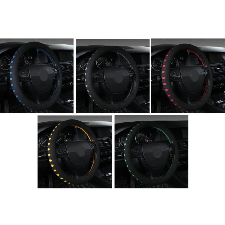 Sports Punched EVA Car Steering Wheel Cover, Size: 38cm(Red) - Steering Wheel Accessories by PMC TechLife | Online Shopping South Africa | PMC TechLife