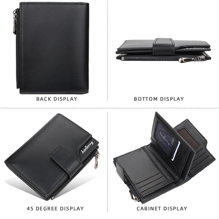 Baellerry N5013 Ladies Cropped Wallet Multi-Card Slot Zipper Buckle Coin Purse(Pink) - free shipping - PMC TechLife - Order now!