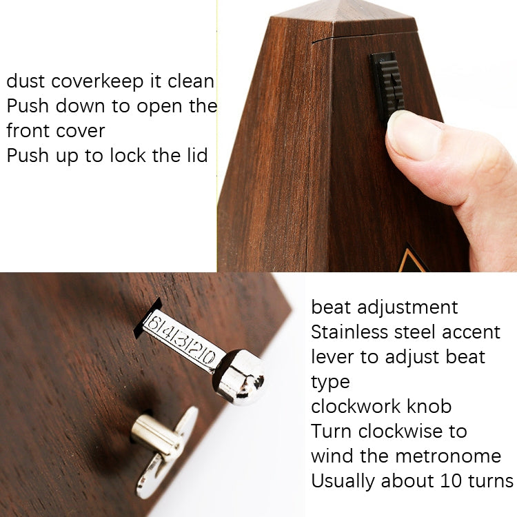 FRIEND Tower Mechanical Terrace Piano Guitar Violin Universal Rhythm Instrument(Tower Ebony Color) - free shipping - PMC TechLife - Order now!