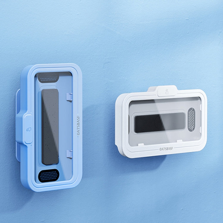 Oatsbasf  Bathroom Waterproof Phone Case Holder Shower Phone Box Wall Mount Phone Holder(Blue) - free shipping - PMC TechLife - Order now!