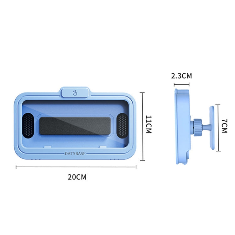 Oatsbasf  Bathroom Waterproof Phone Case Holder Shower Phone Box Wall Mount Phone Holder(Blue) - free shipping - PMC TechLife - Order now!