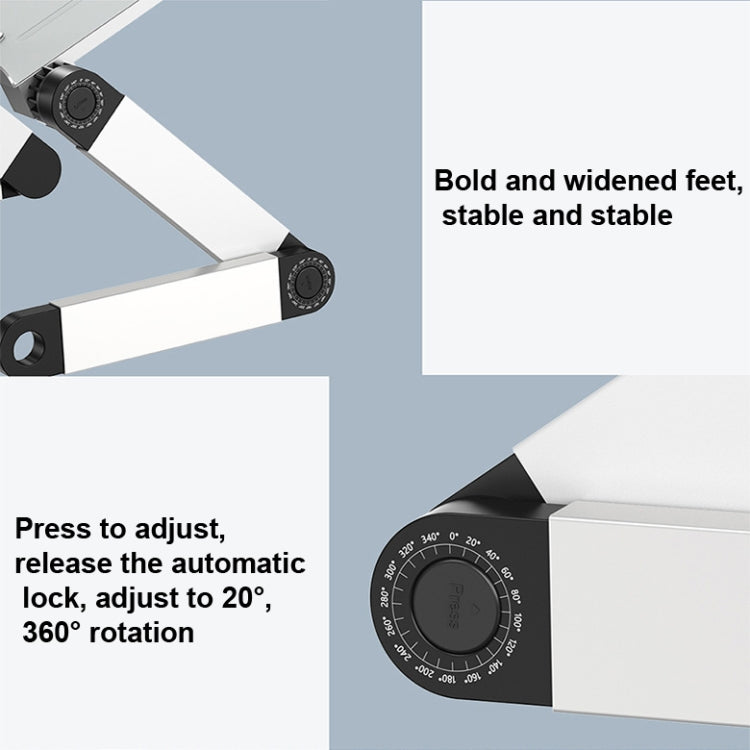 L03 Adjustable Lifting Reading Rack Book Holder Laptop Stand,Style��� Single Section Black - Holder & Storage Rack by PMC TechLife | Online Shopping South Africa | PMC TechLife