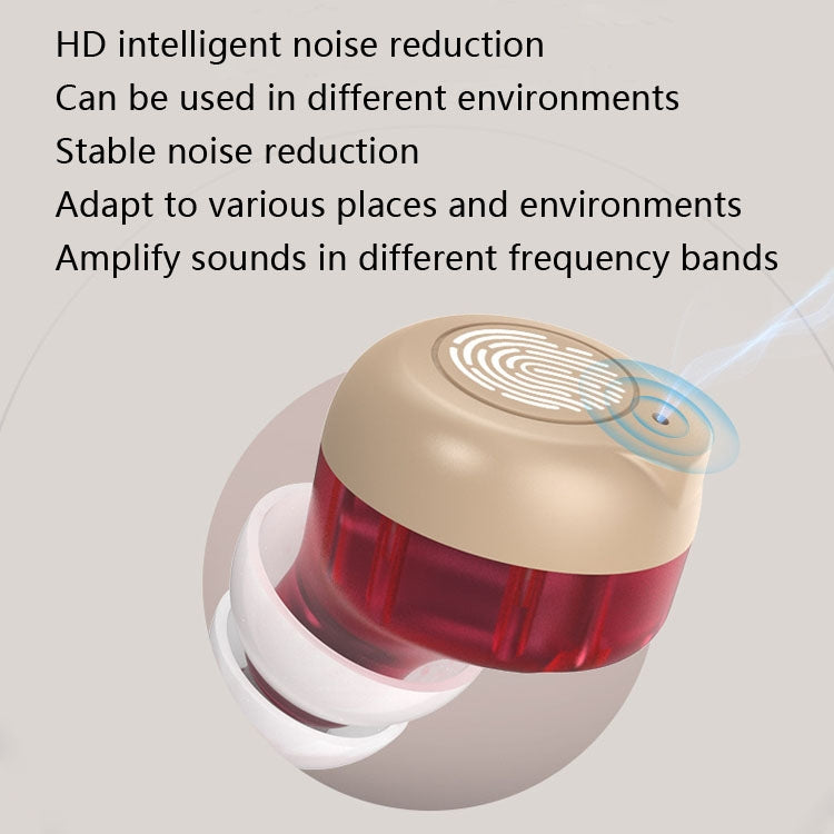 Older Young Sound Amplifier Sound Collector Hearing Aid(White) - free shipping - PMC TechLife - Order now!