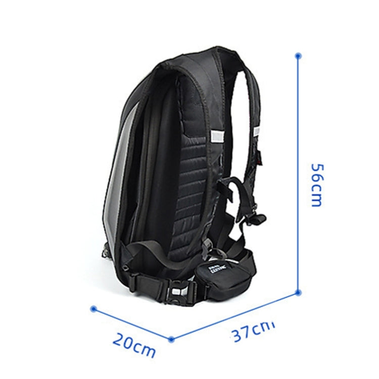 MOTOCENTRIC 11-MC-0077 Motorcycle EVA Turtle Shell Shape Riding Backpack(Black) - free shipping - PMC TechLife - Order now!