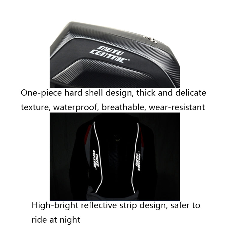 MOTOCENTRIC 11-MC-0077 Motorcycle EVA Turtle Shell Shape Riding Backpack(Black) - free shipping - PMC TechLife - Order now!