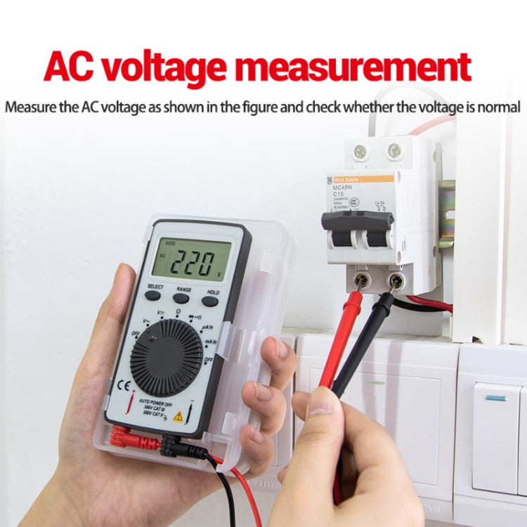 ANENG AN-101 Ultra-thin Mini Digital Display Voltage and Current Multimeter - free shipping - PMC TechLife - Order now!