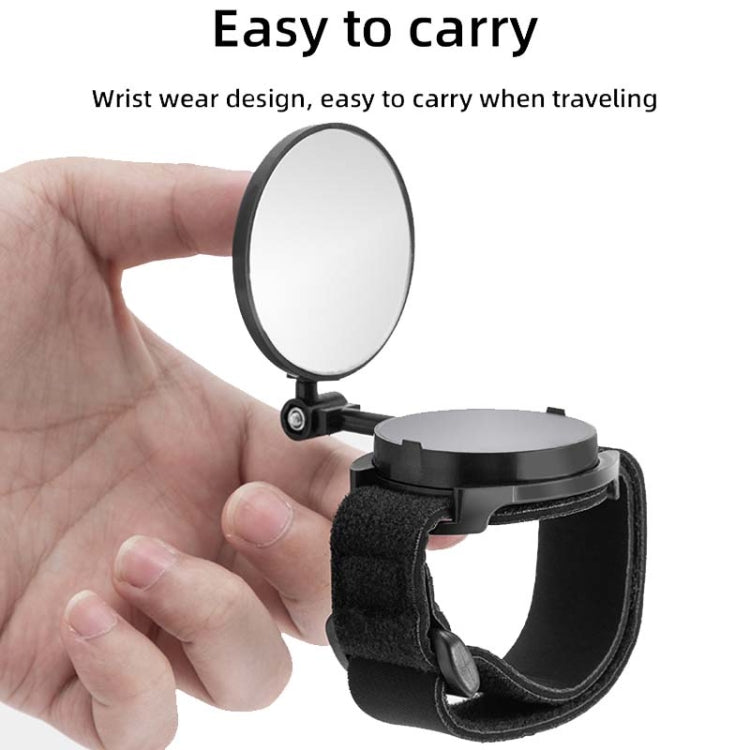 Bicycle Rearview Mirror With Wristband 360 Degree Rotating Mirror - free shipping - PMC TechLife - Order now!