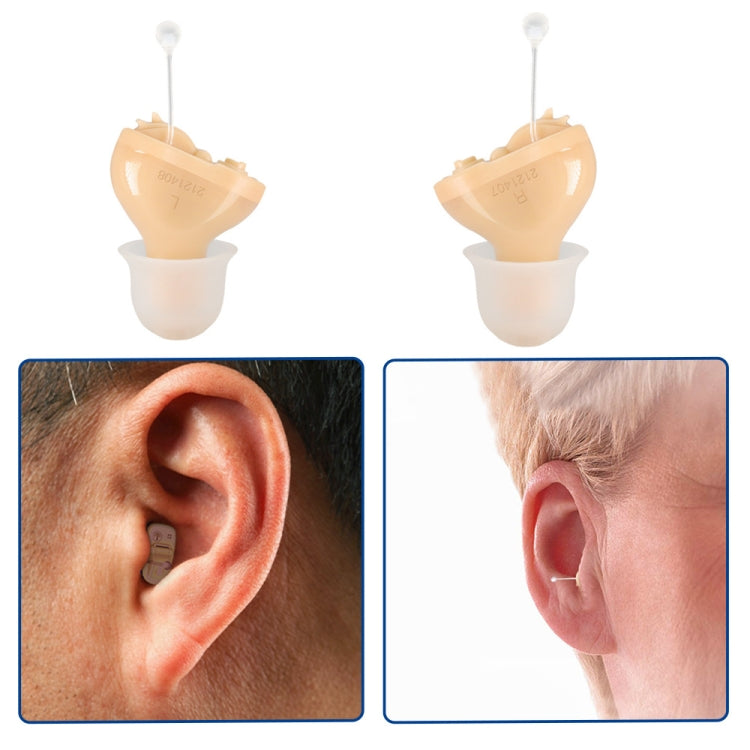 Battery Type Digital Noise Reduction Hearing Aid Elderly Sound Amplifier(White Right Ear) - Hearing Aids by PMC TechLife | Online Shopping South Africa | PMC TechLife | Buy Now Pay Later Mobicred