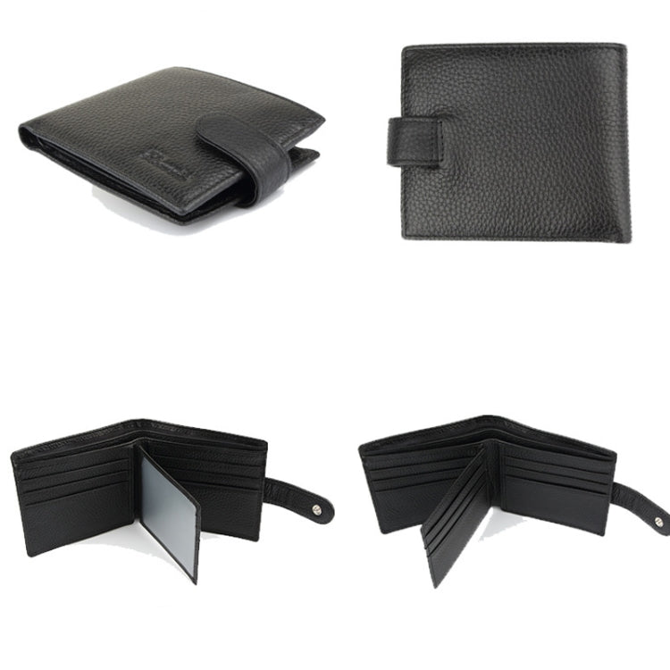 K-8013 Anti-Magnetic Anti-Theft RFID Short Business Men Wallet - Antimagnetic RFID Package by PMC TechLife | Online Shopping South Africa | PMC TechLife | Buy Now Pay Later Mobicred