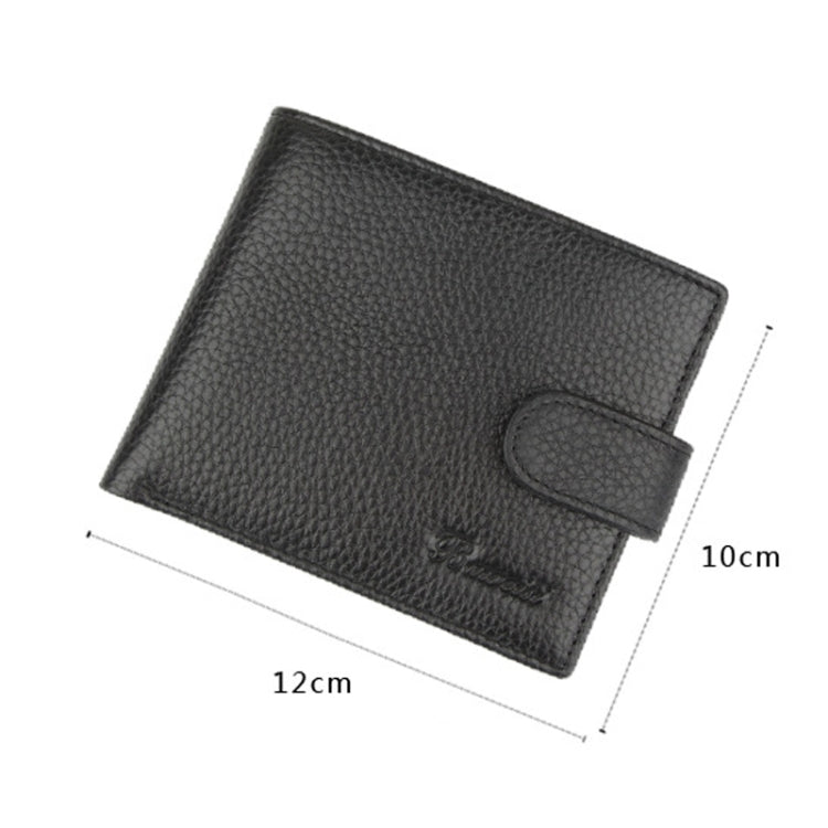 K-8013 Anti-Magnetic Anti-Theft RFID Short Business Men Wallet - Antimagnetic RFID Package by PMC TechLife | Online Shopping South Africa | PMC TechLife | Buy Now Pay Later Mobicred