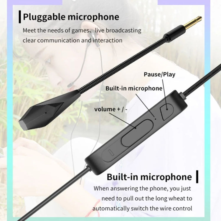 3.5mm Interface Mobile Phone Wire Control Headphones(White) - Normal Style Earphone by PMC TechLife | Online Shopping South Africa | PMC TechLife