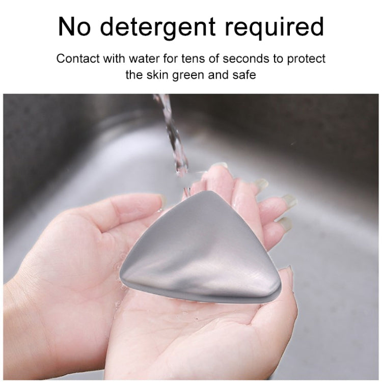 Stainless Steel Soap Deodorant Metal Soap, Specification: Triangle - Cleaning Tools by PMC TechLife | Online Shopping South Africa | PMC TechLife