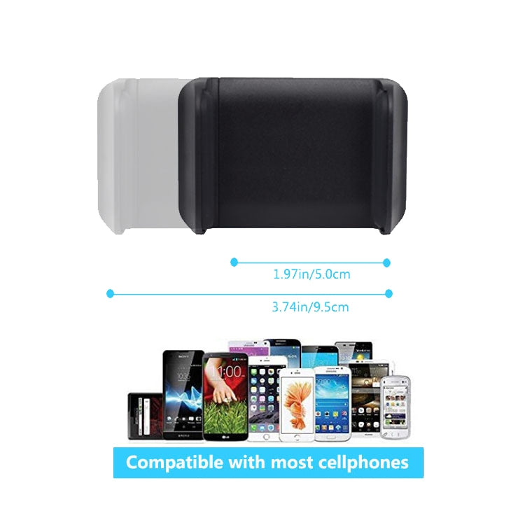 2 PCS Suction Cup Long Soft Hose Windshield Car Mobile Phone Clip Bracket(Gray Box Packaging) - Car Holders by PMC TechLife | Online Shopping South Africa | PMC TechLife