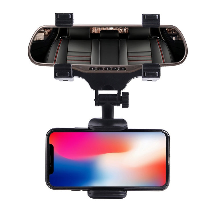 2 PCS Car Rearview Mirror Universal Navigation Mobile Phone Bracket - Car Holders by PMC TechLife | Online Shopping South Africa | PMC TechLife