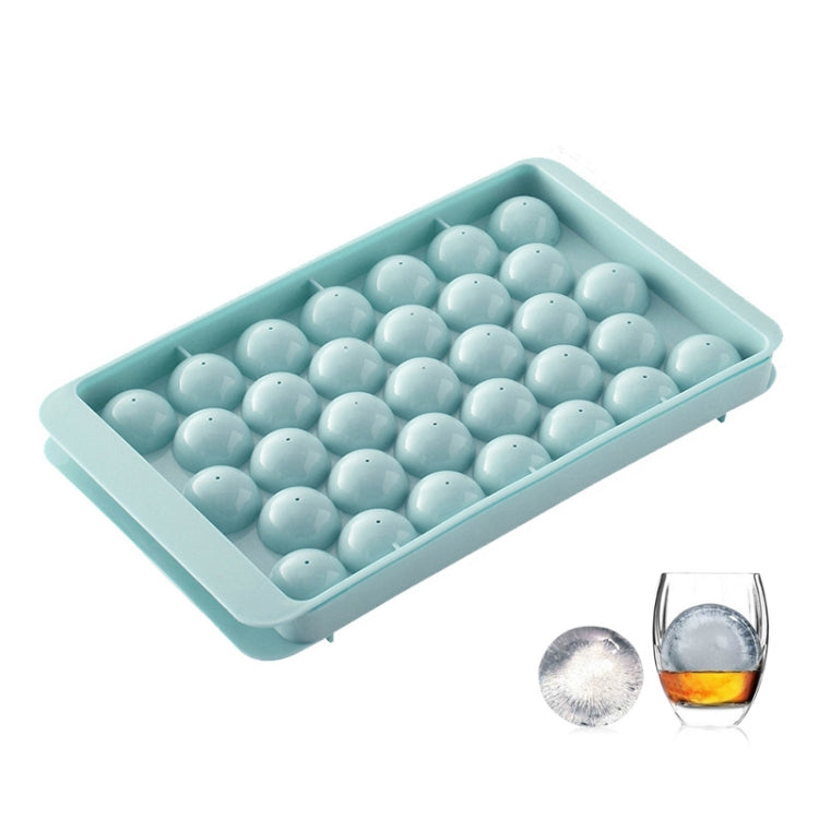 33 Grid Round Ice Hockey Mold With Lid Ice Box Small Marble Ice Tray, Random Color Delivery - Food Molds by PMC TechLife | Online Shopping South Africa | PMC TechLife