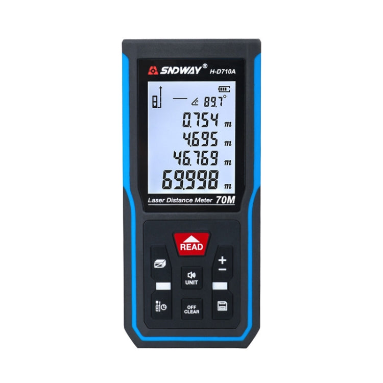 SNDWAY H-D710A Handheld Laser Rangefinder Infrared Measuring Instrument, Distance: 70m - Laser Rangefinder by SNDWAY | Online Shopping South Africa | PMC TechLife | Buy Now Pay Later Mobicred