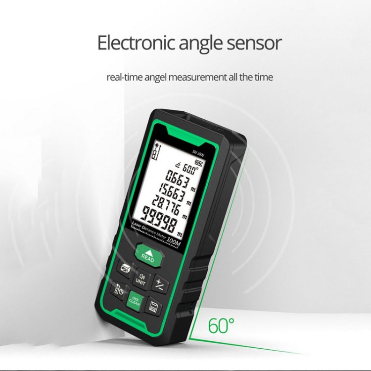 SNDWAY SW70G High-precision Indoor and Outdoor Green Laser Rangefinder, Distance: 70m - free shipping - PMC TechLife - Order now!