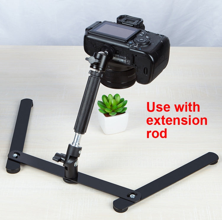 360 Degree Adjustable Metal Overhead Base Desktop Phone Holder,Style: Only Base - Stand by PMC TechLife | Online Shopping South Africa | PMC TechLife