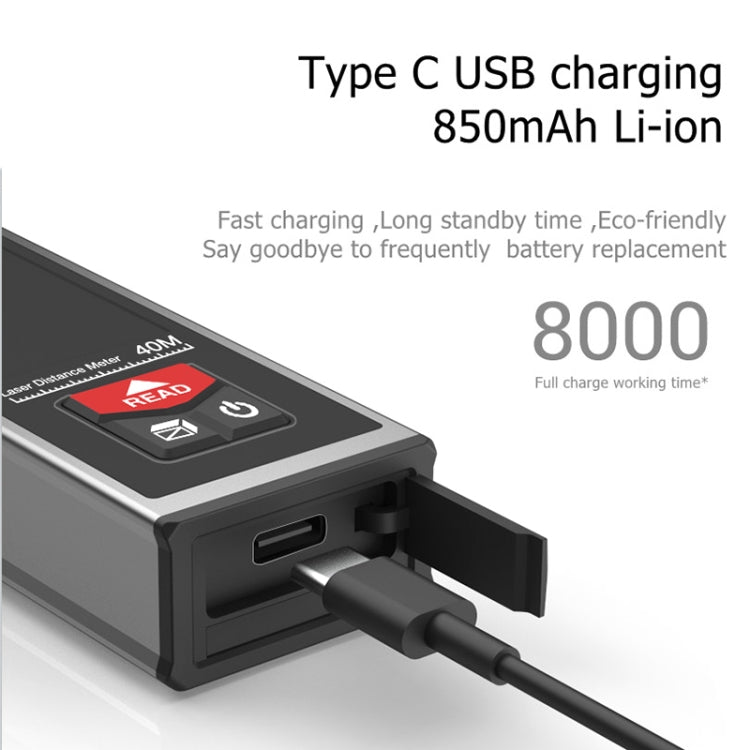 SNDWAY SW-BT40 Laser Rangefinder Infrared Measuring Ruler, Style: 40m Bluetooth Version - free shipping - PMC TechLife - Order now!