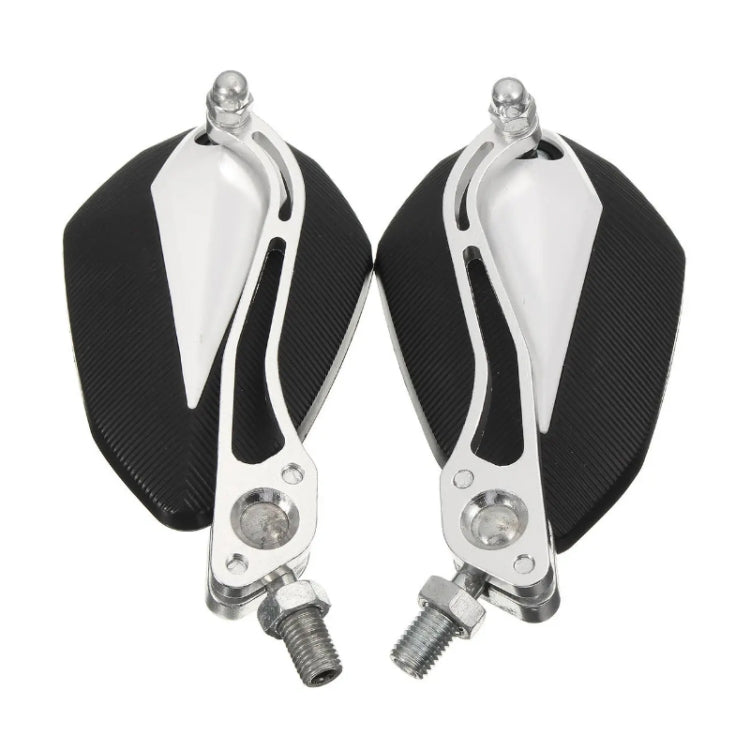Aluminum Alloy Motorcycle Large-view Rearview Mirror Modification(Black) - Side Mirrors by PMC TechLife | Online Shopping South Africa | PMC TechLife | Buy Now Pay Later Mobicred