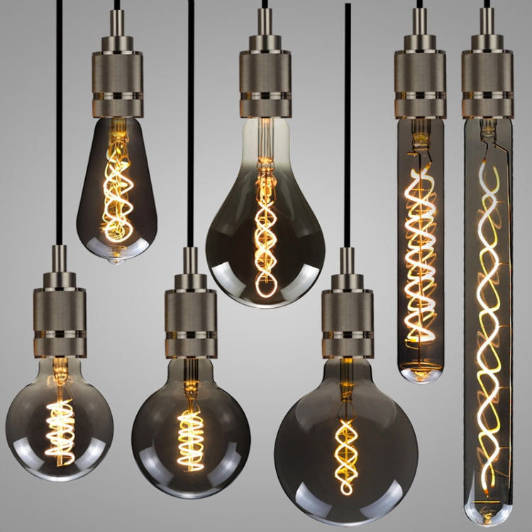 T300 Electroplating Smoke Grey Warm Light LED Bulb Retro Lamp - Retro Lights by PMC TechLife | Online Shopping South Africa | PMC TechLife