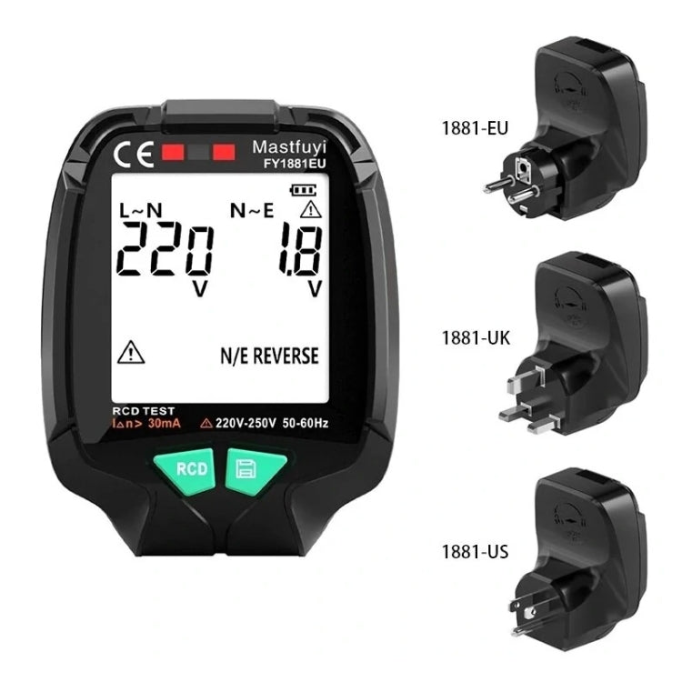 FUYI FY1881 High Precision Power Polarity Phase Socket Tester(UK Plug) - free shipping - PMC TechLife - Order now!