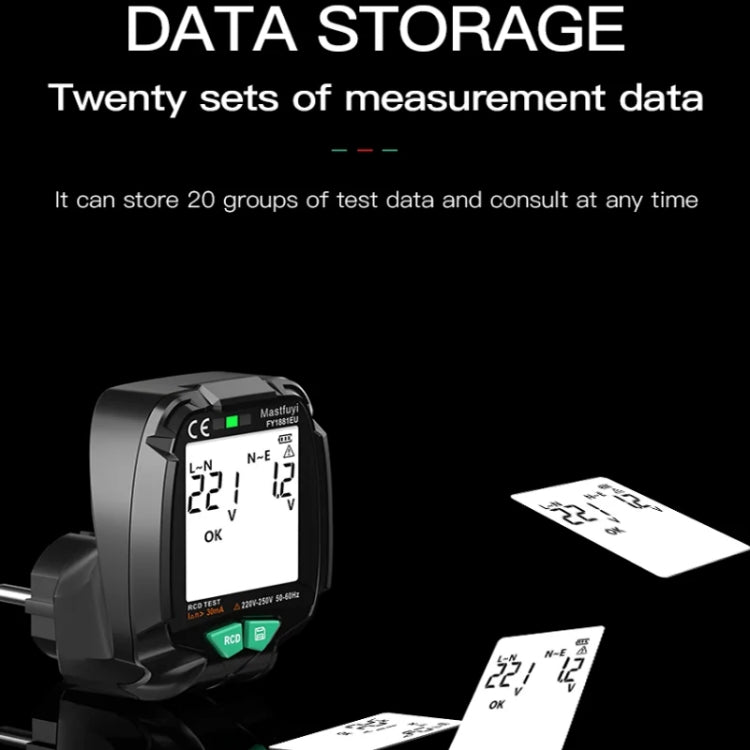 FUYI FY1881 High Precision Power Polarity Phase Socket Tester(UK Plug) - free shipping - PMC TechLife - Order now!