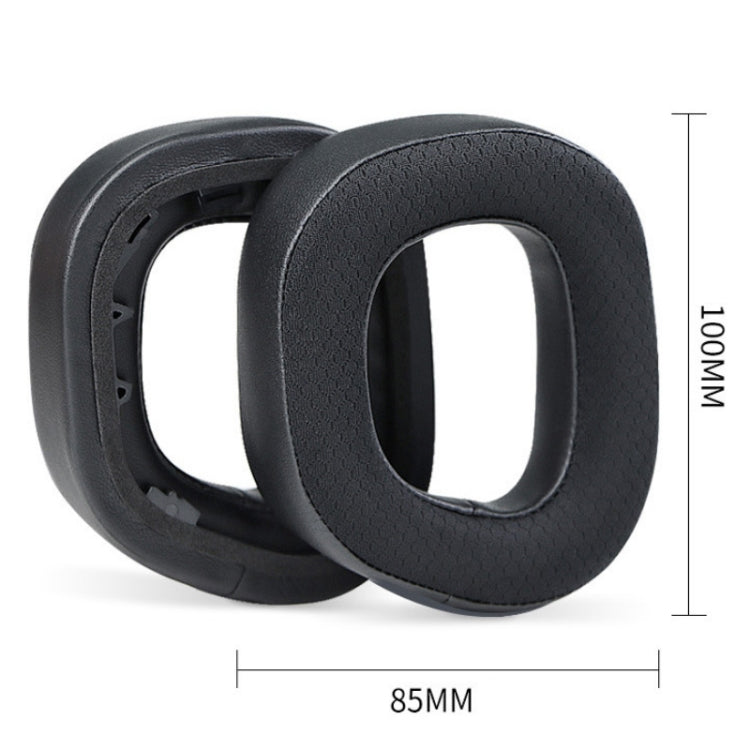 2 PCS RGB Headest Sponge Cover Earmuffs For Corsair HS80(Full Velvet) - Earmuff & Pad by PMC TechLife | Online Shopping South Africa | PMC TechLife