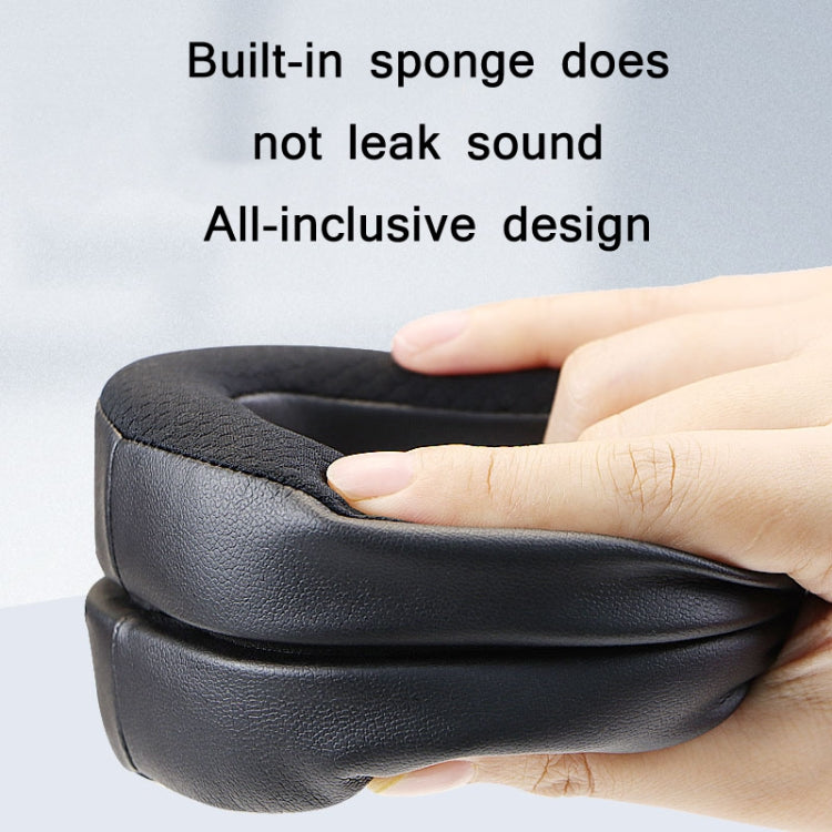 2 PCS RGB Headest Sponge Cover Earmuffs For Corsair HS80(Velvet + Protein Skin) - Earmuff & Pad by PMC TechLife | Online Shopping South Africa | PMC TechLife