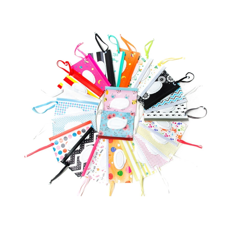 Baby EVA Wet Wipes Bag Portable Flip Removable Sanitary Wet Wipes Bag(Red Flower) - Storage Bags by PMC TechLife | Online Shopping South Africa | PMC TechLife