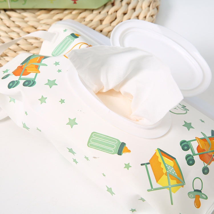 Baby EVA Wet Wipes Bag Portable Flip Removable Sanitary Wet Wipes Bag(Triangle) - Storage Bags by PMC TechLife | Online Shopping South Africa | PMC TechLife